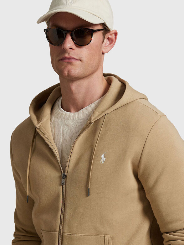 Hooded sweatshirt with zip - 4