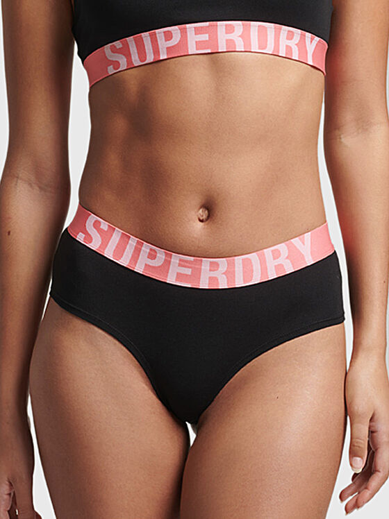 Bikini briefs with logo detail - 1