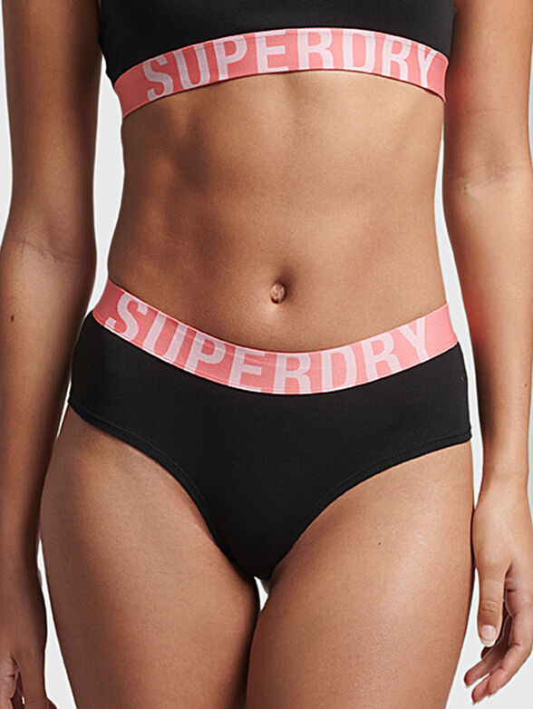 Bikini briefs with logo detail - 1