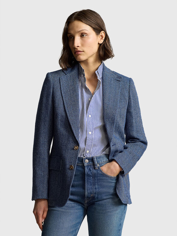 Herringbone blazer - 1