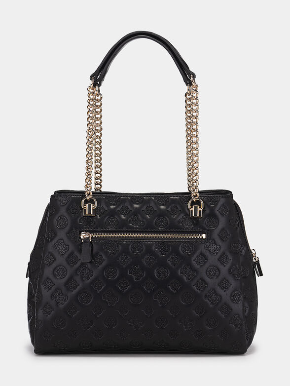 LA FEMME black bag with a detachable purse - 3