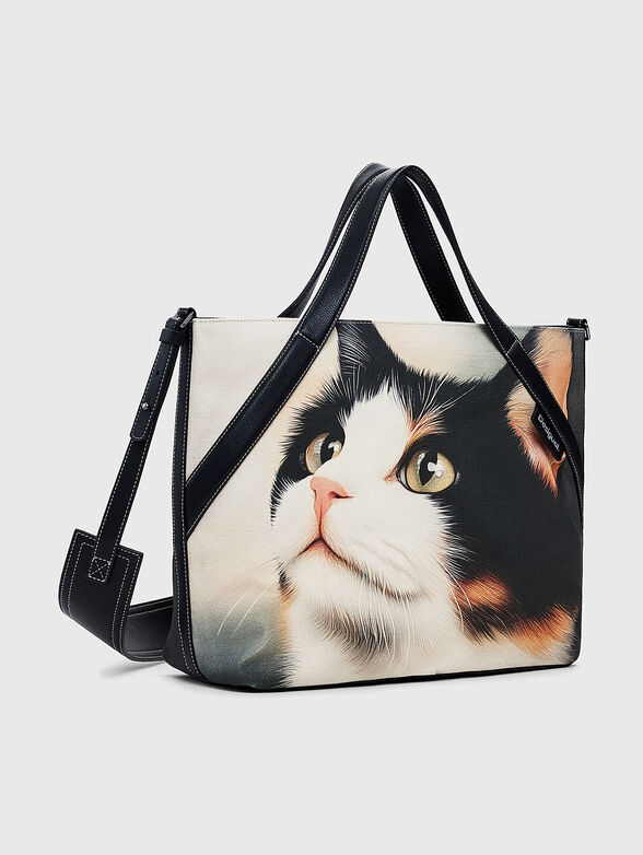Printed textile shopper bag - 4