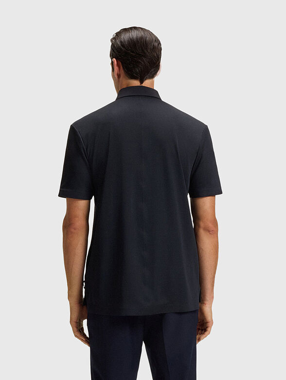 Cotton blend polo shirt with logo - 3