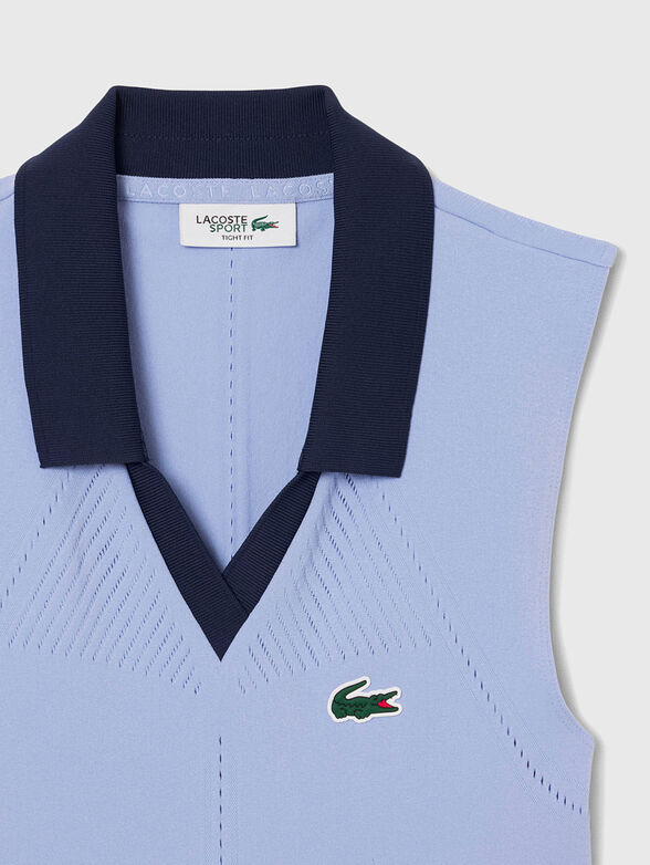 Top with polo collar - 4