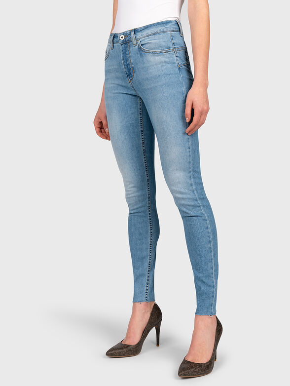 Skinny jeans with washed effect - 0