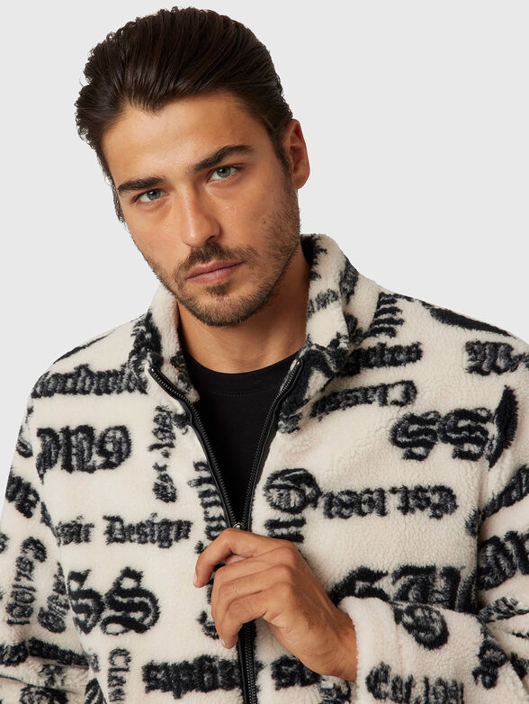 Sherpa jacquard jacket  - 4