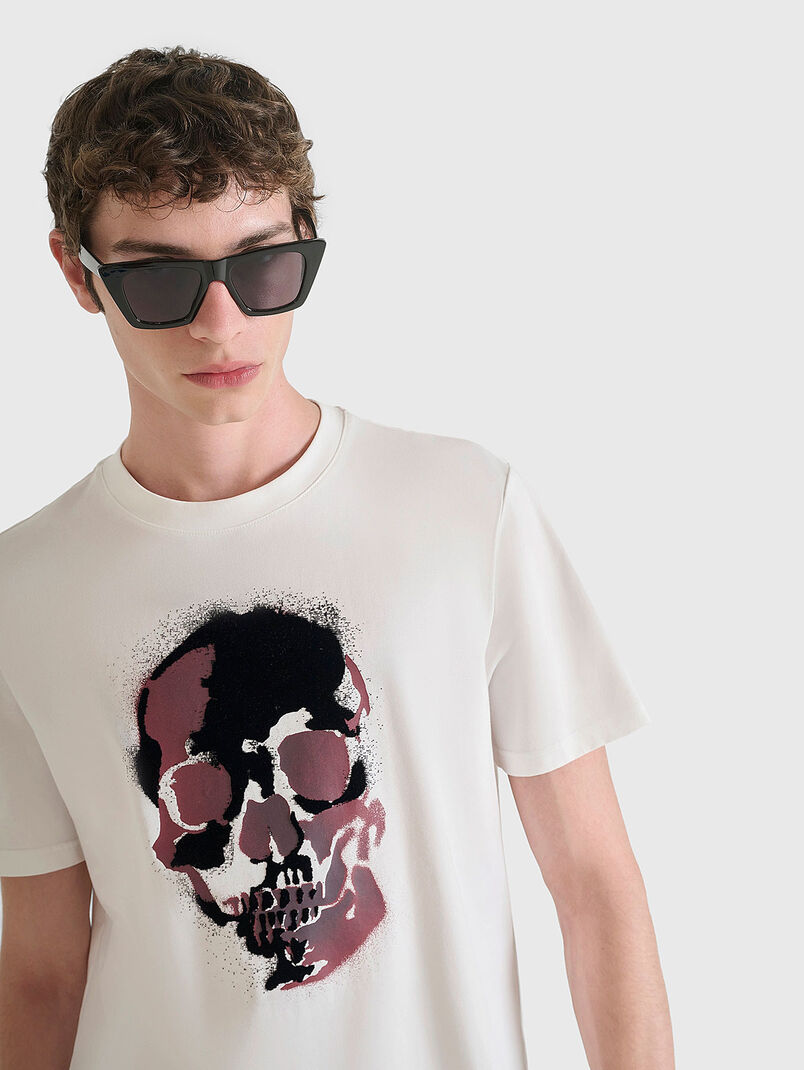 Black cotton T-shirt - 3