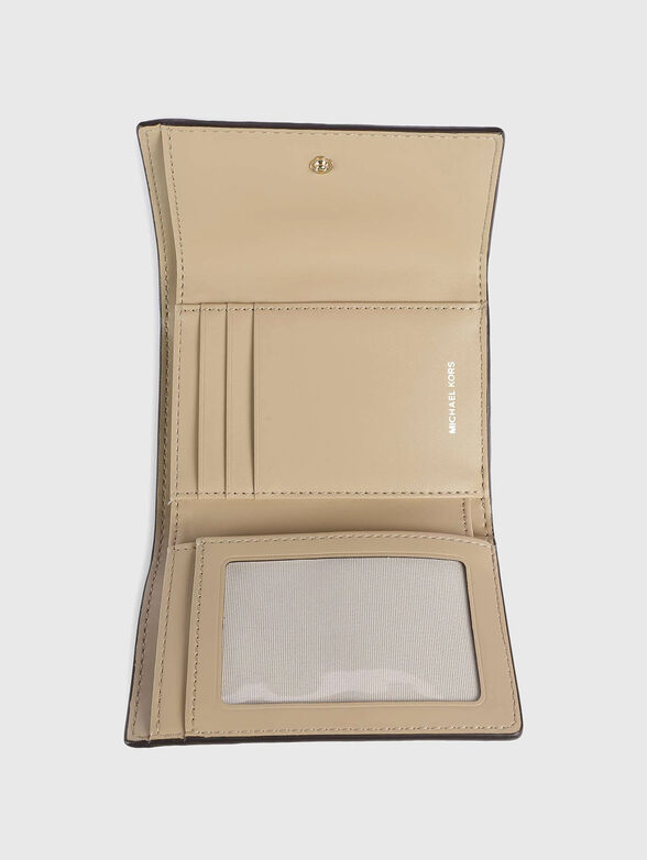 Leather wallet with logo detail - 4