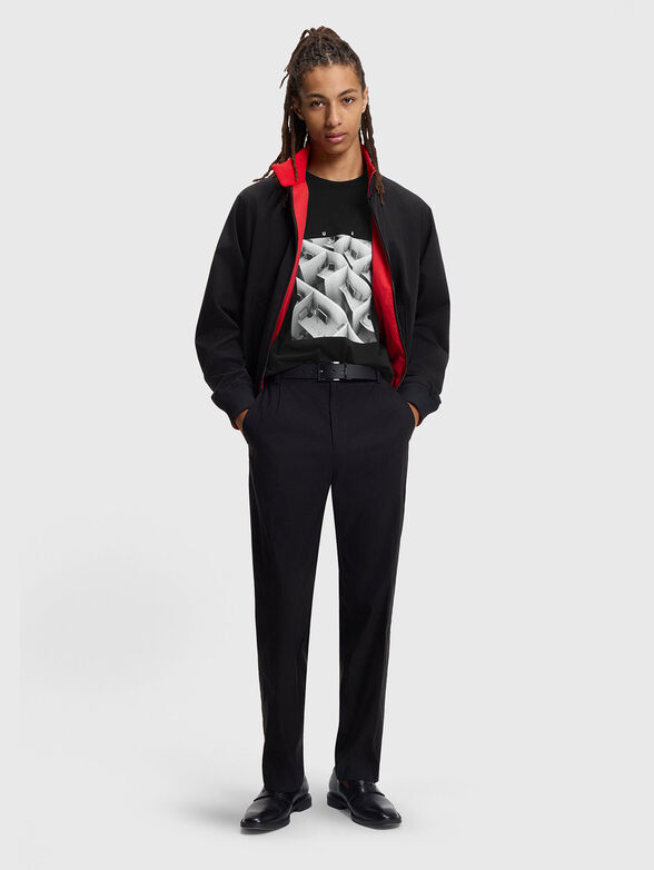 Cotton T-shirt with print - 2