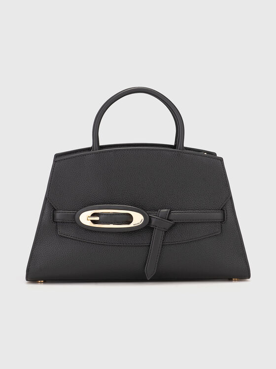 Кожена чанта с акцентна катарама - 1