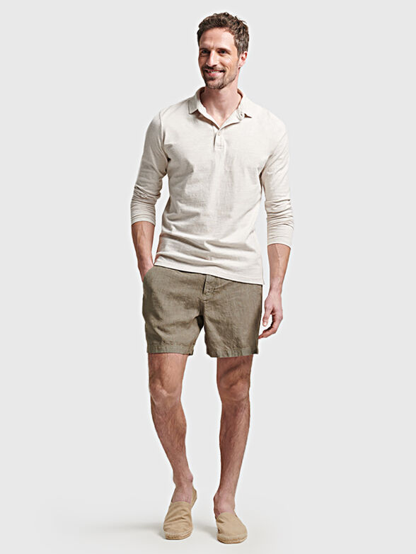 STUDIOS blue linen shorts - 6