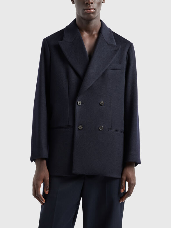 Blazer with double-breasted fastening  - 0