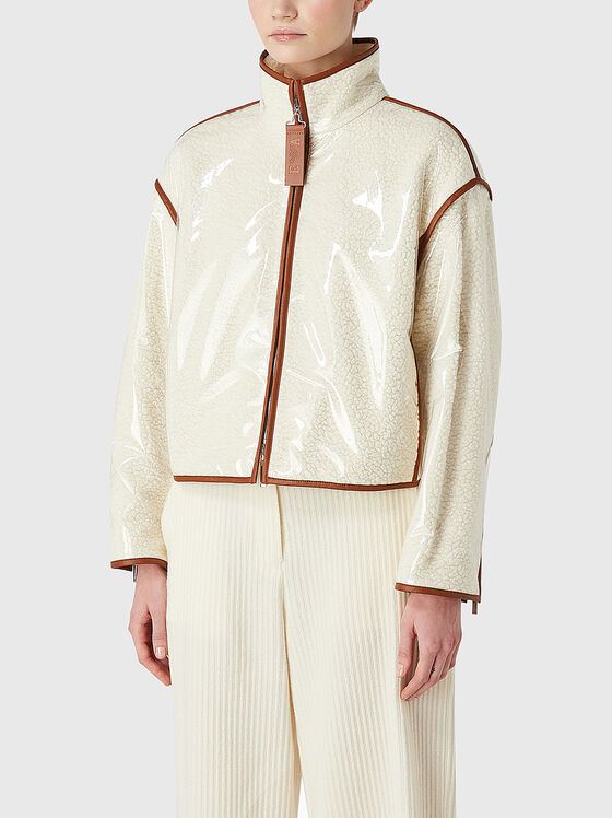 Jacket with contrasting details  - 1