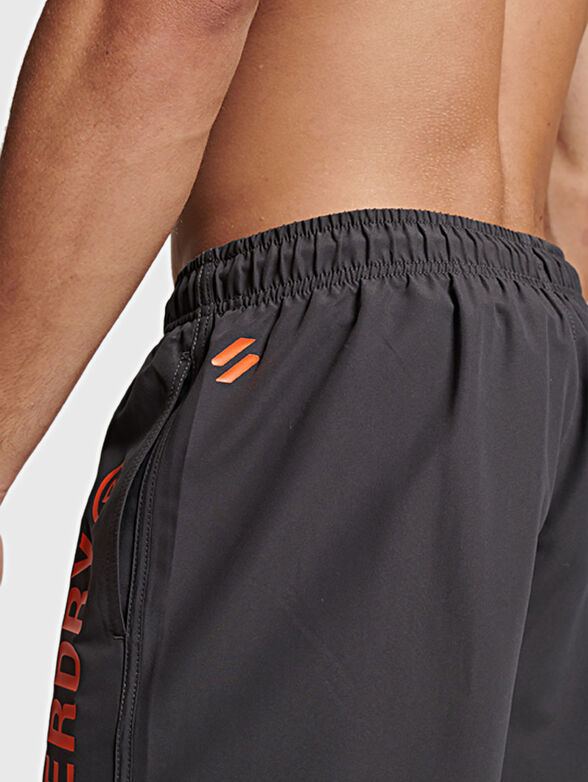 CORE SPORT beach shorts with logo accent - 3