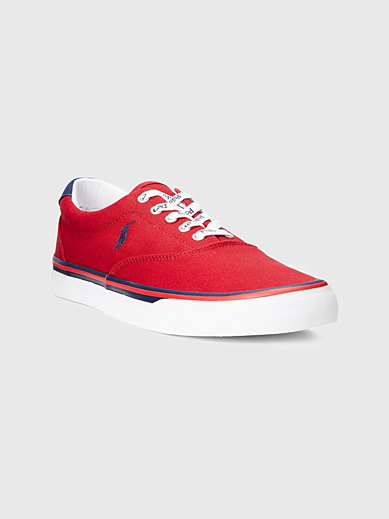 THORTON Sneakers in red color brand POLO RALPH LAUREN Globalbrandsstore en