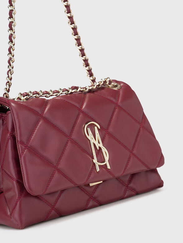 Bag with long strap in beige - 5