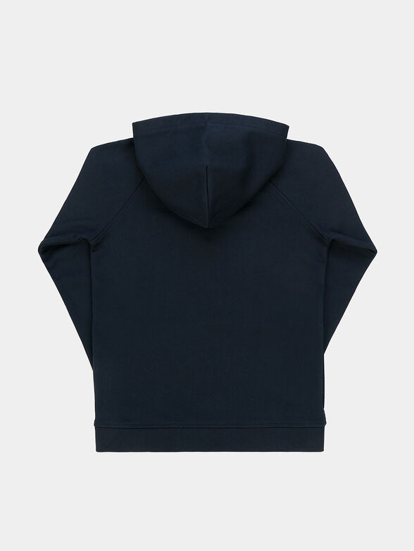 Sweatshirt with zipper and hood - 2
