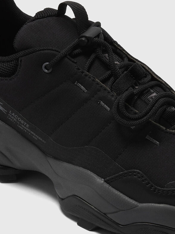 L-GUARD black sports shoes - 4