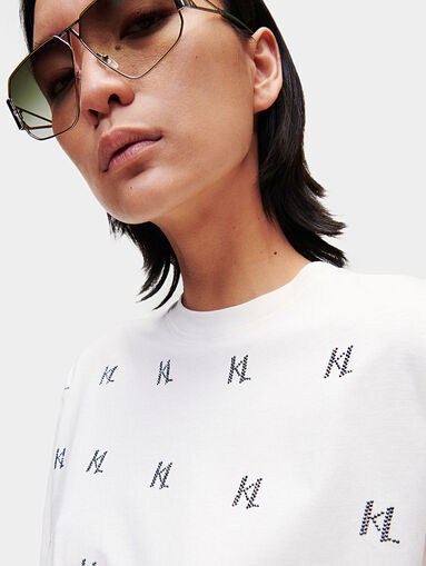 KARL MONOGRAM black T-shirt - 3