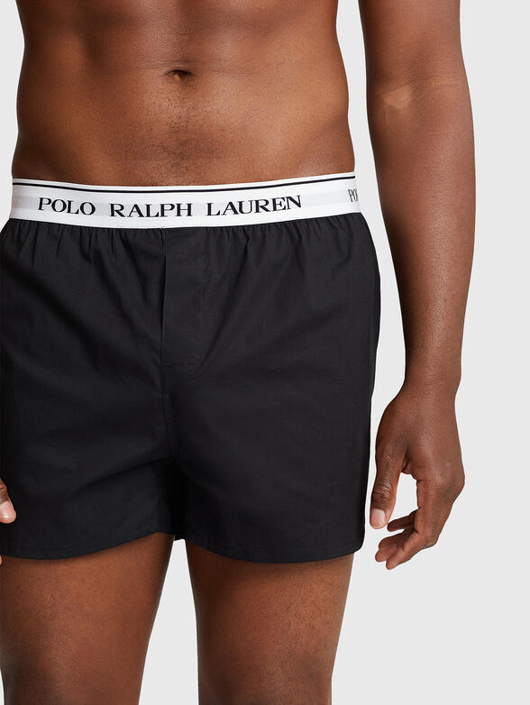 Set of three pairs of black boxers - 4