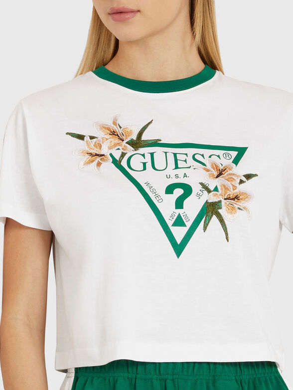 ZOEY black T-shirt with logo print - 4