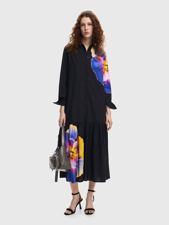 Черна рокля PENSAMIENTO-LACROIX - 1