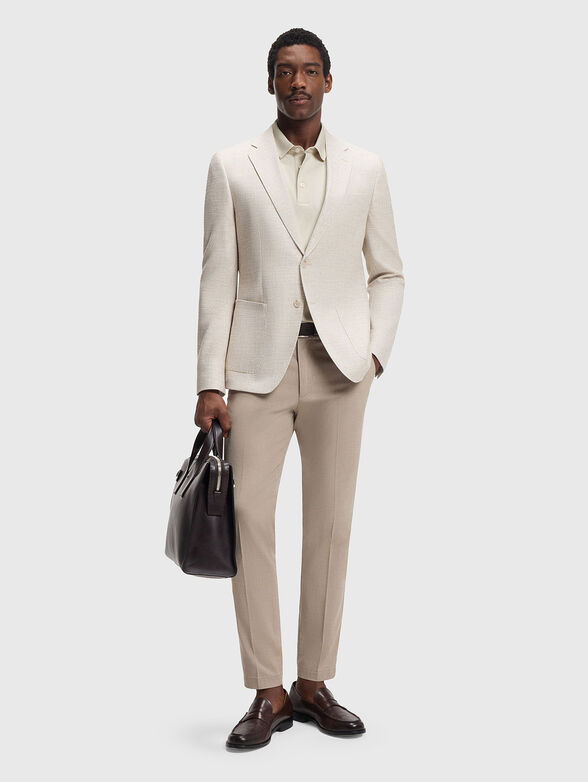 Short sleeved cotton polo shirt - 2