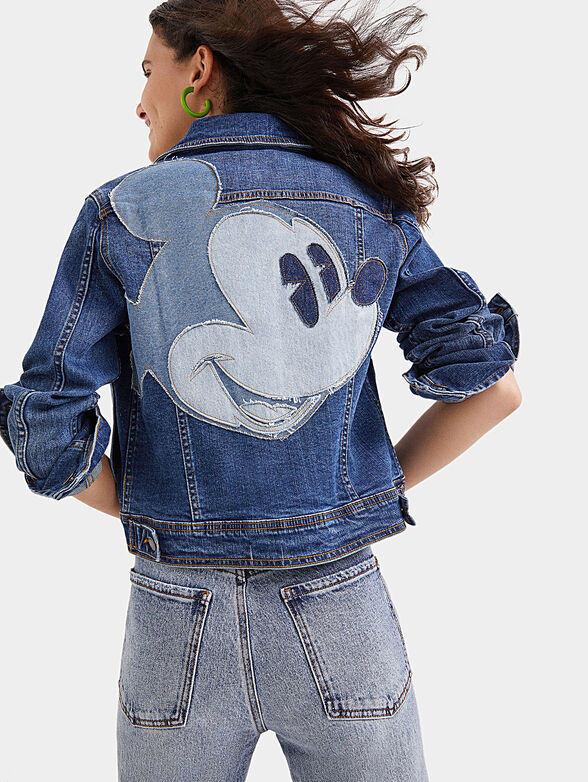 Denim jacket with Mickey application - 2