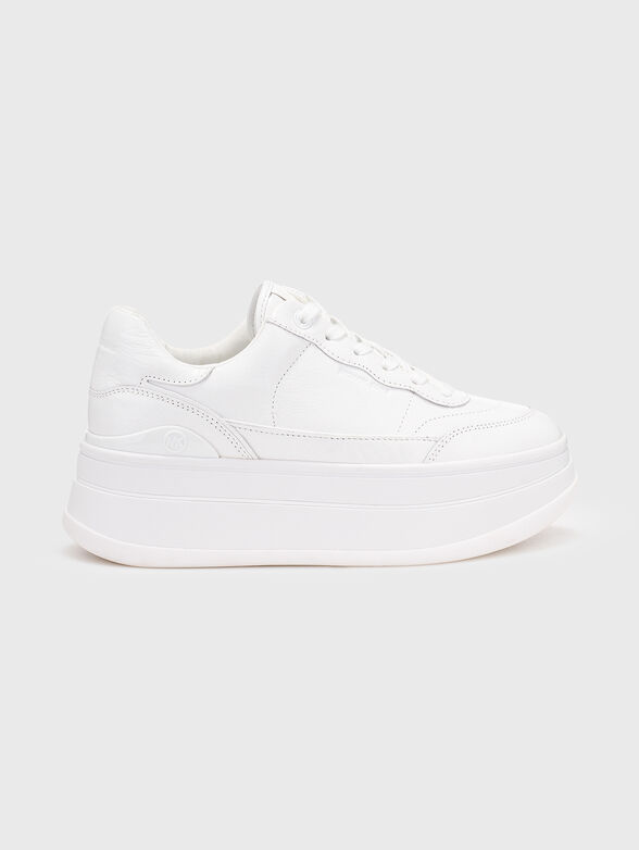 HAYES leather platform shoes - 1