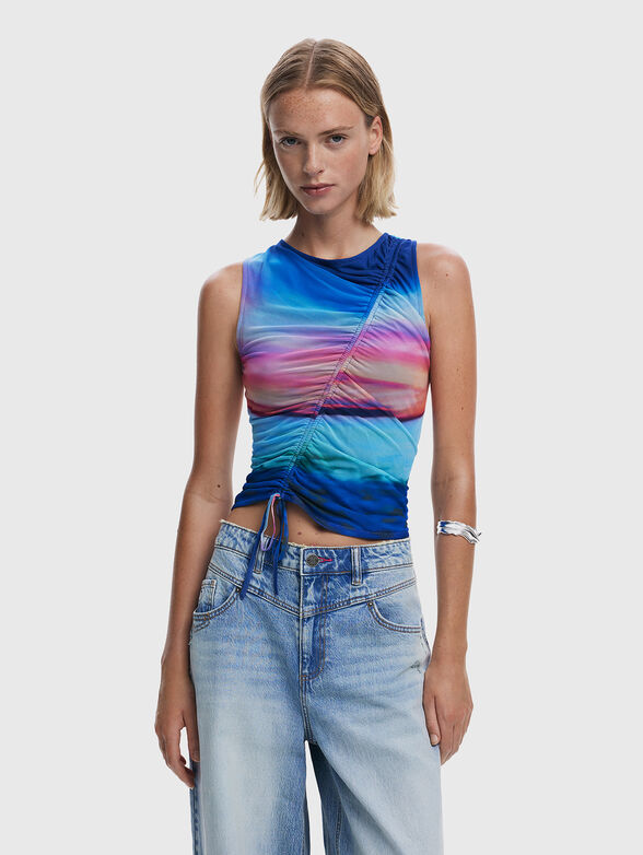 Wide-leg jeans with a washed effect  - 5