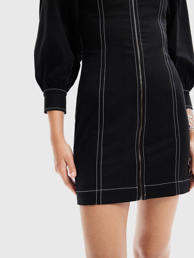 Mini dress with zip - 4