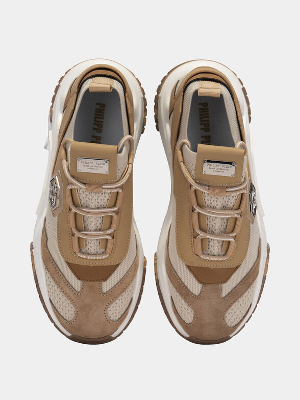 Unisex sneakers with metal logo detail - 6