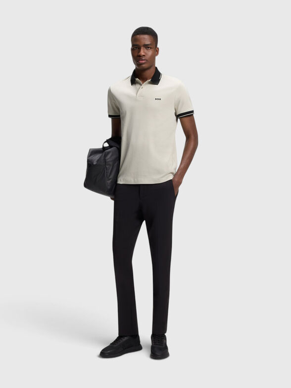 Slim cotton polo shirt - 2