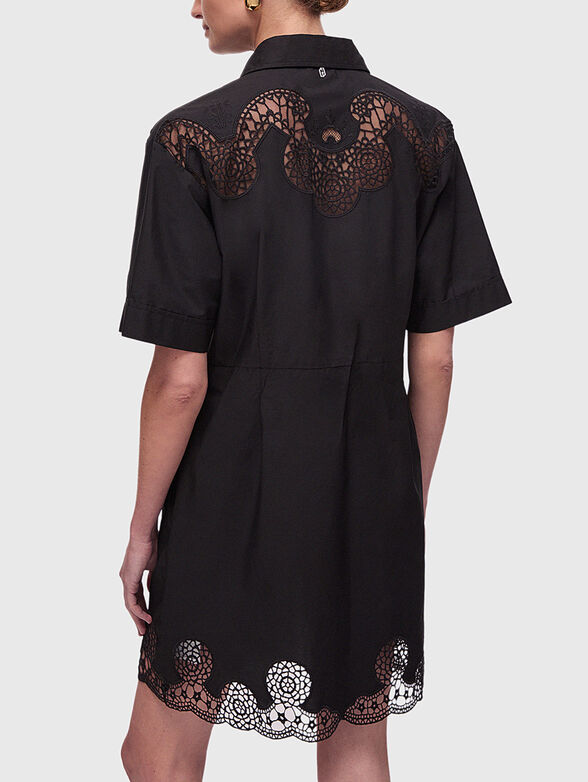 Embroidered dress with belt - 2