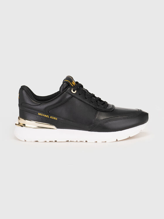 NOVA leather sneakers with contrast sole - 1