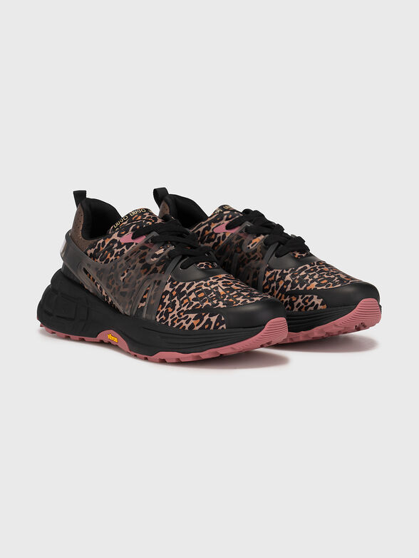 Sports shoes 12:12 01 with leopard print - 2