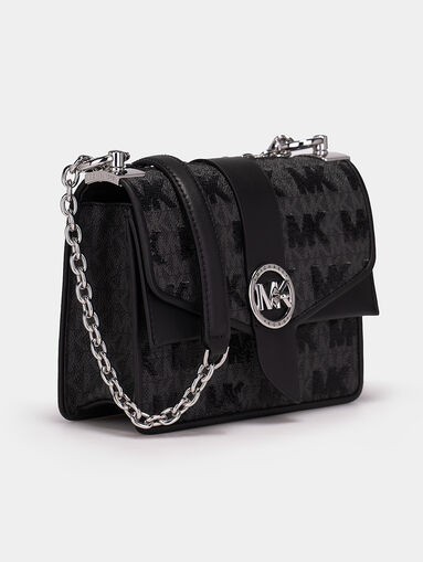 GREENWICH Black bag with  logo print - 4