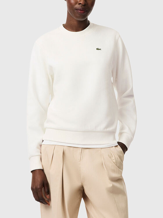 Sweatshirt with an oval neckline - 1
