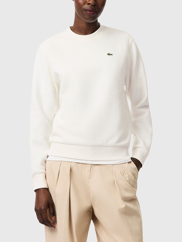 Sweatshirt with an oval neckline - 1