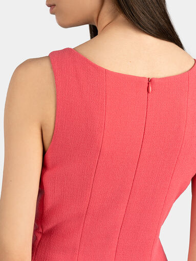 Flared pink dress - 4