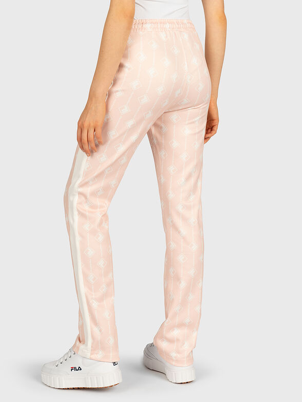 HAMO Pants with monogram logo print - 3