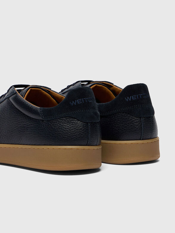 BANNER leather and suede sneakers - 3
