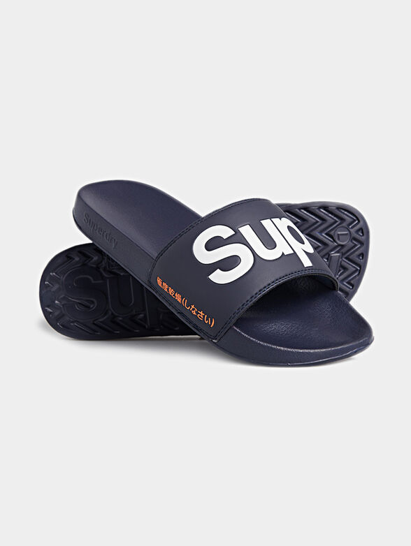 Blue beach shoes - 1