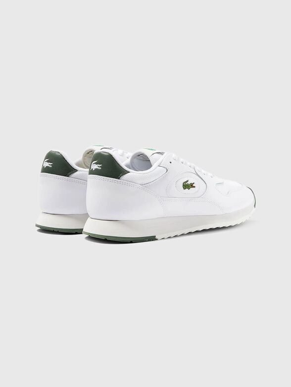 LINETRACK 2231 leather sneakers with logo detail  - 3