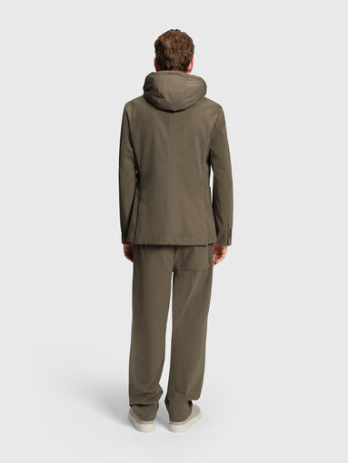 Corduroy jacket with hood - 3