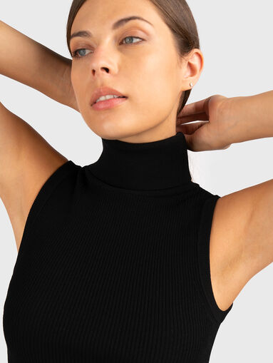 Turtleneck cropped top - 5