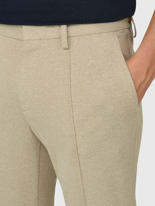 Cotton-blend trousers - 3