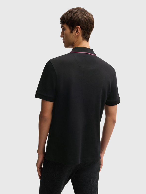 PARAS structured-cotton polo shirt with zip - 3