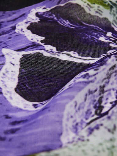 Scarf with floral motifs - 4