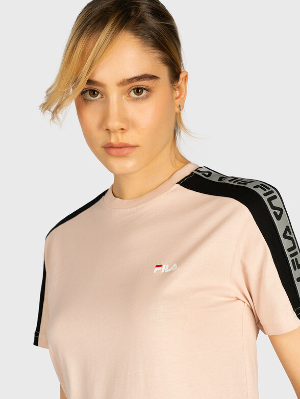 TAMSIN T-shirt with contrasting logo print - 2